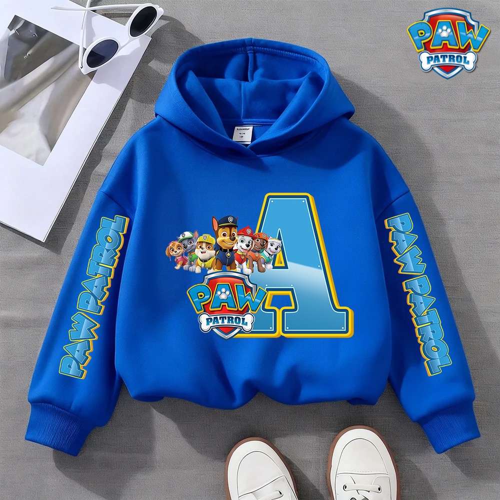 Winter Clothing Name - Sudadera con capucha con letras A-Z