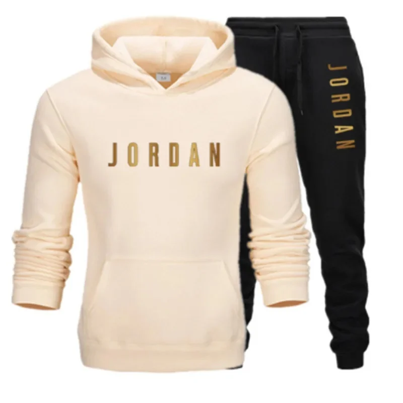 Winter Clothing Stores - Conjunto deportivo estampado para hombre, sudadera