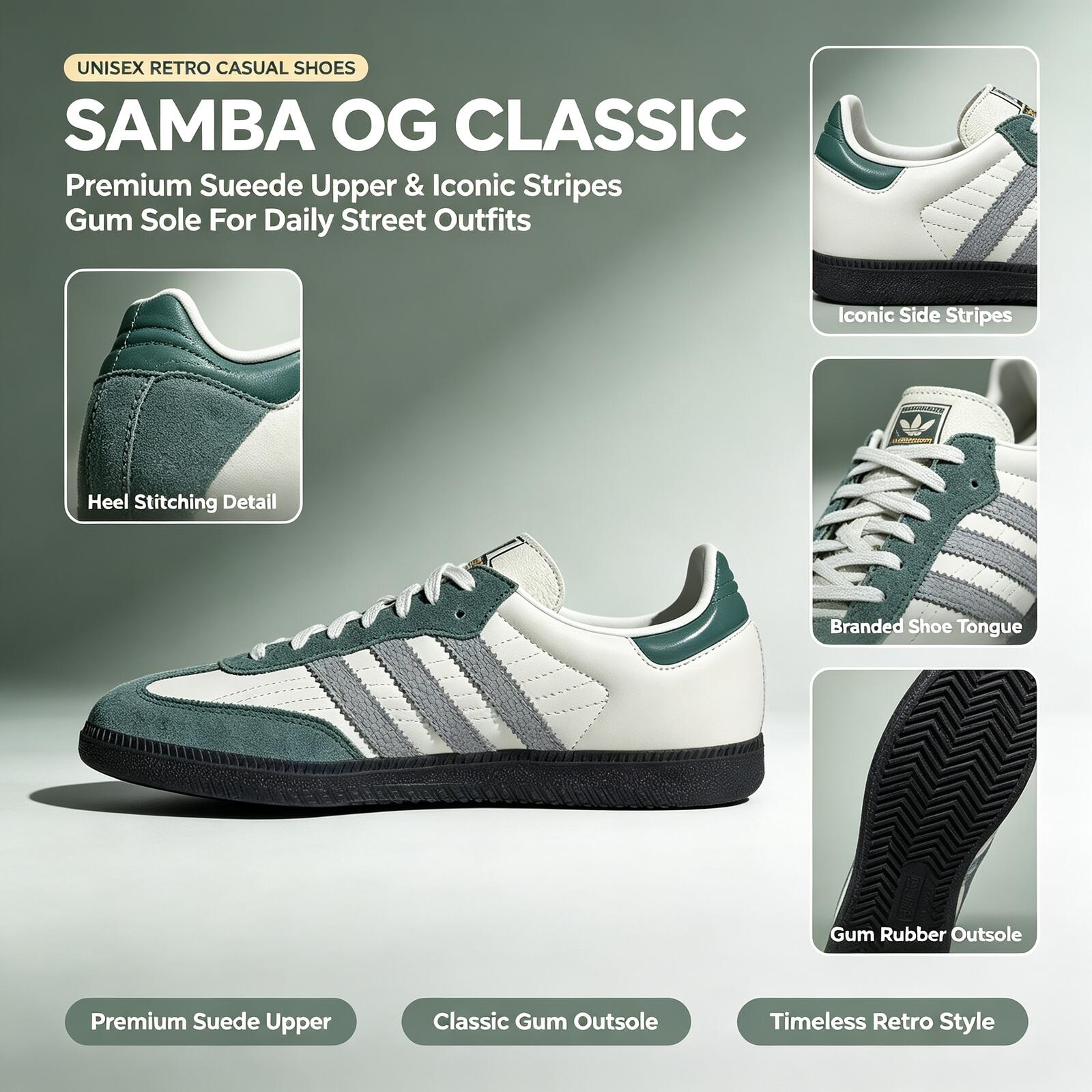 Adidas Shoes Samba - Zapatillas Oficiales Adidas Samba JP9222 de