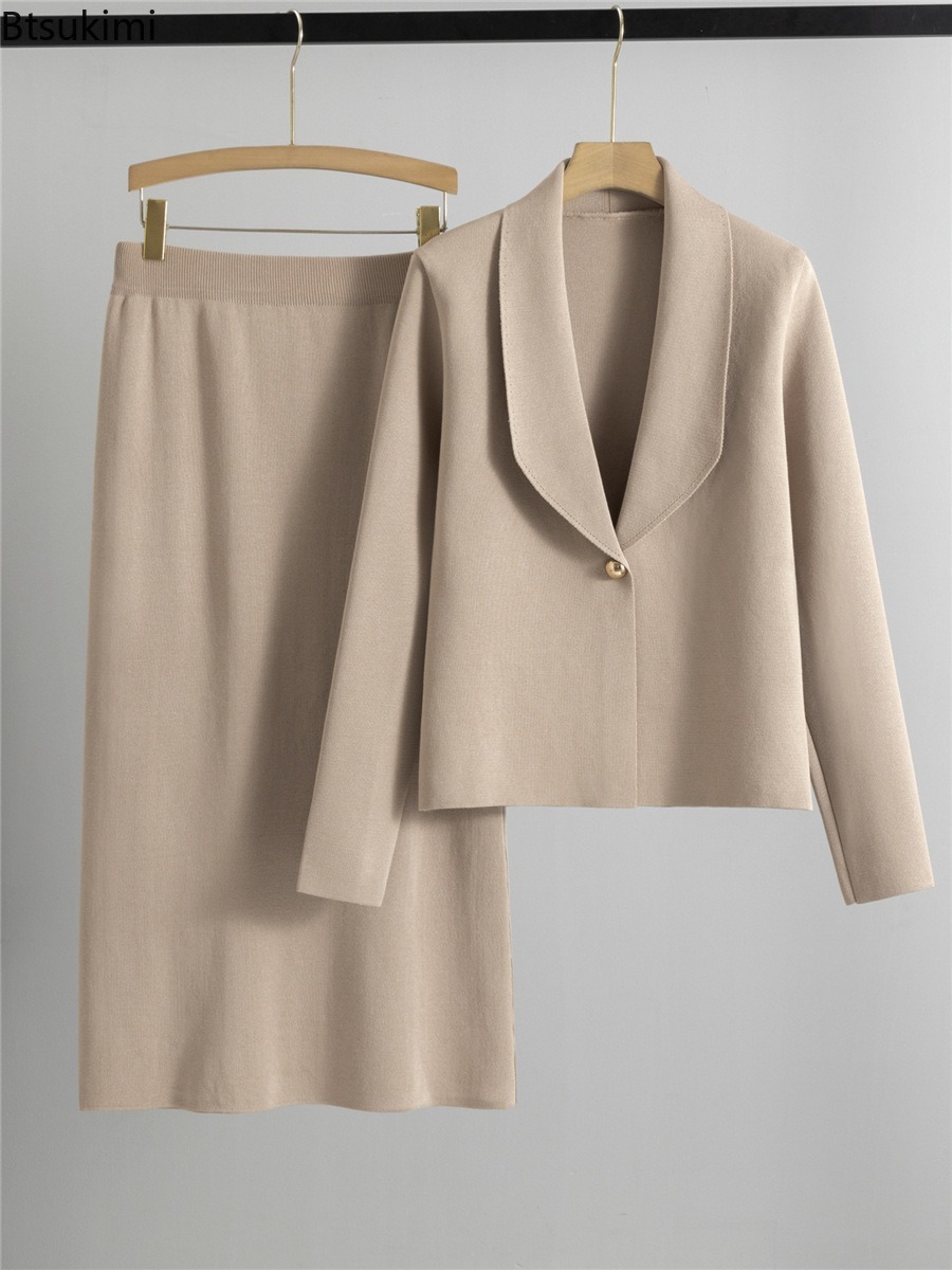 Winter Clothing For Sale - Conjunto de Dos Piezas Tejido para