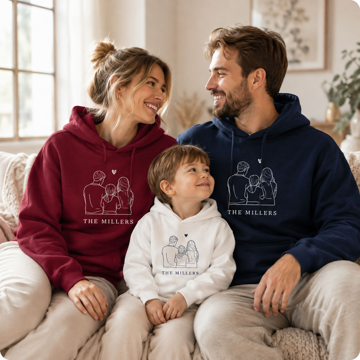 Winter Clothing Photo - Sudadera con capucha personalizada con foto