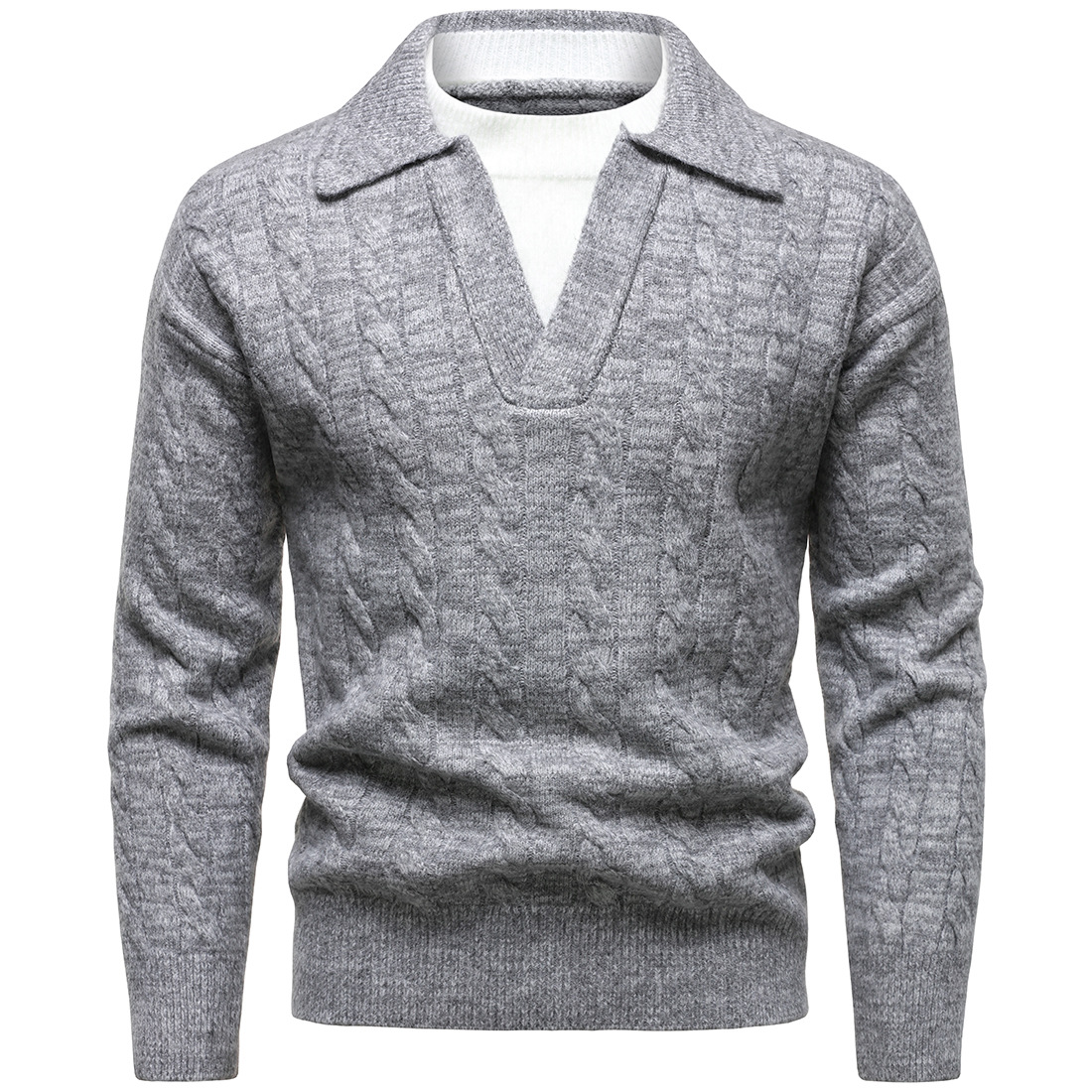 Suéteres de punto estilo britá - Wool Blend Coat reseña y precio
