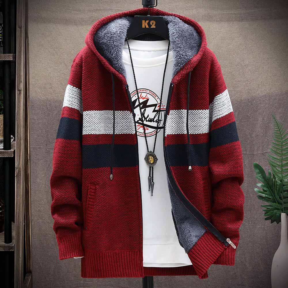 Suéter a rayas para hombre, ab - Wool Blend Coat reseña y precio