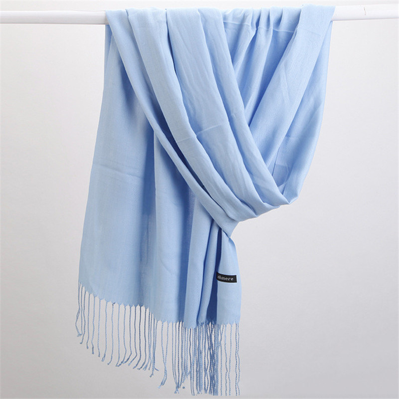 Moda Color sólido 2023 bufanda - Cashmere Scarf Wrap reseña y precio