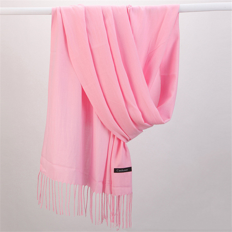 Moda Color sólido 2023 bufanda - Cashmere Scarf Wrap reseña y precio