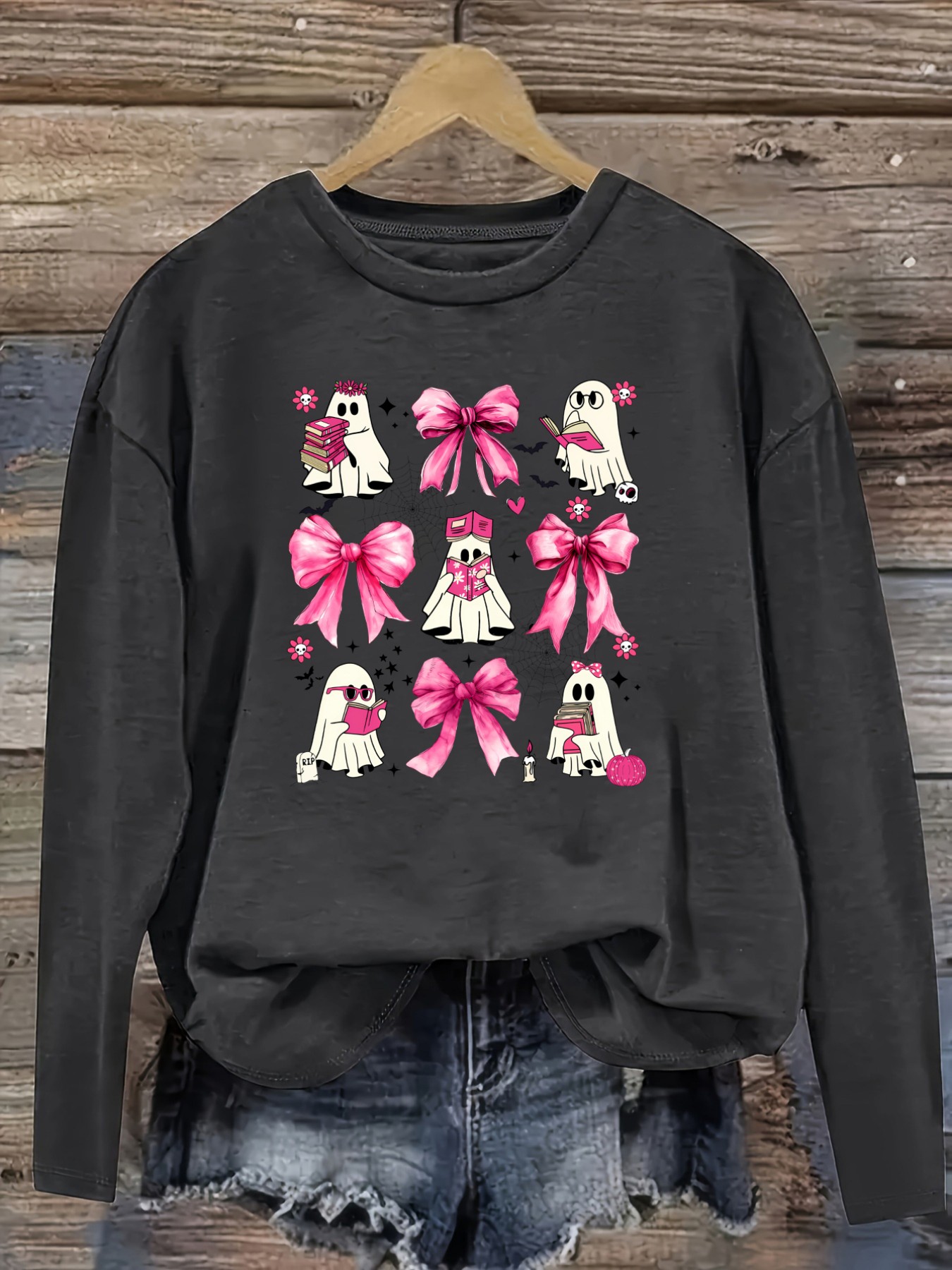 Camiseta Casual de Manga Larga - Winter Clothing Cute reseña y precio