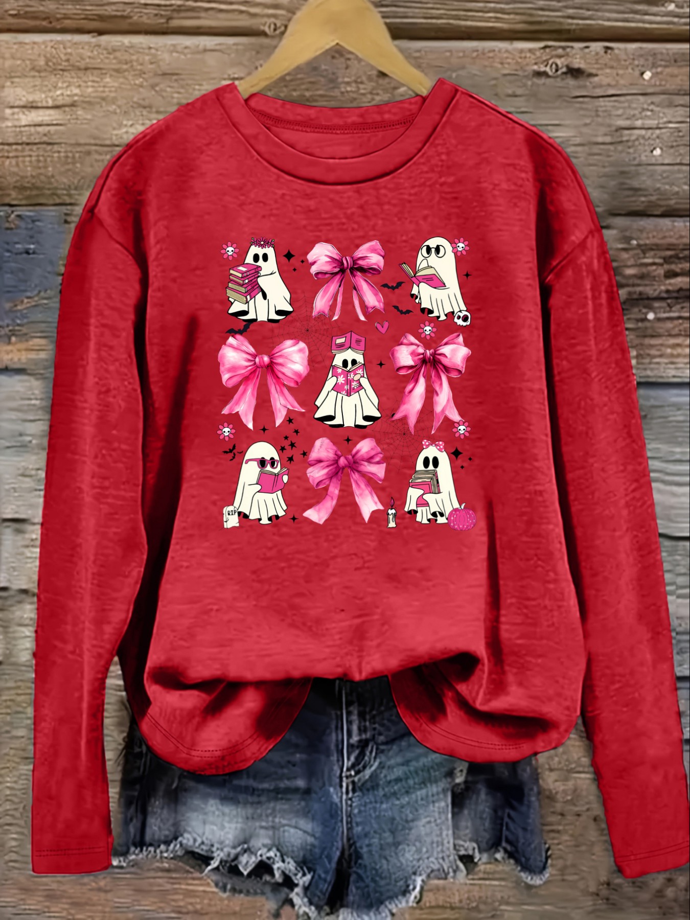 Camiseta Casual de Manga Larga - Winter Clothing Cute reseña y precio