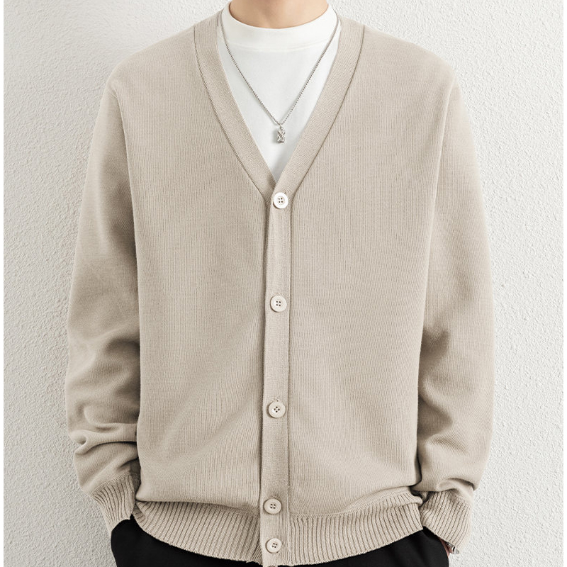 Suéteres de Botones para Hombr - Wool Blend Coat reseña y precio