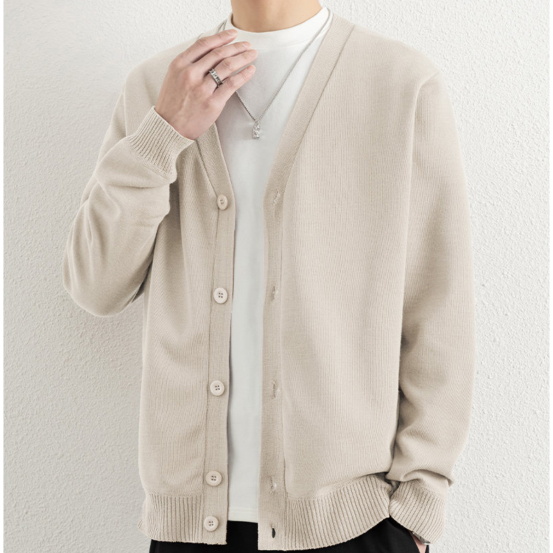 Suéteres de Botones para Hombr - Wool Blend Coat reseña y precio