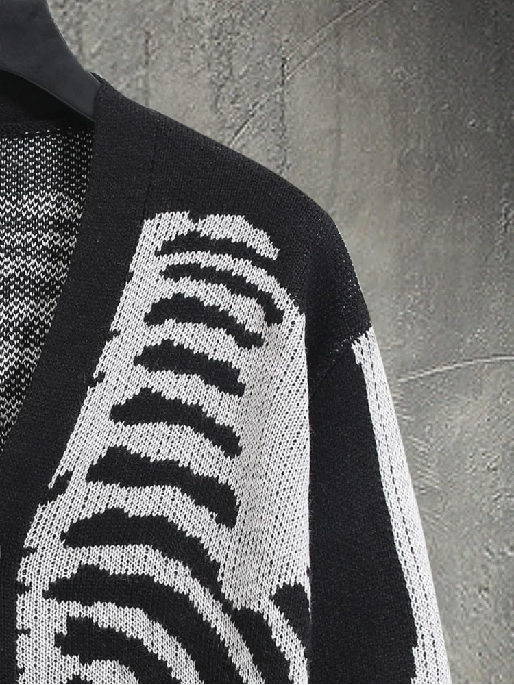 Suéteres tipo cárdigan con est - Wool Blend Coat reseña y precio