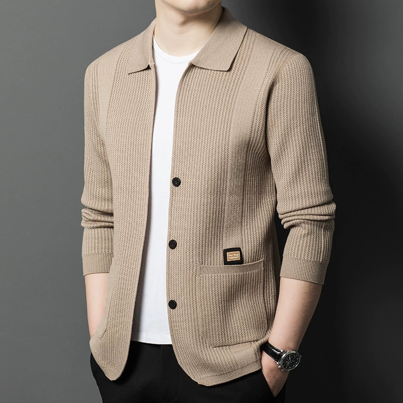 Cárdigan de Punto para Hombre  - Wool Blend Coat reseña y precio