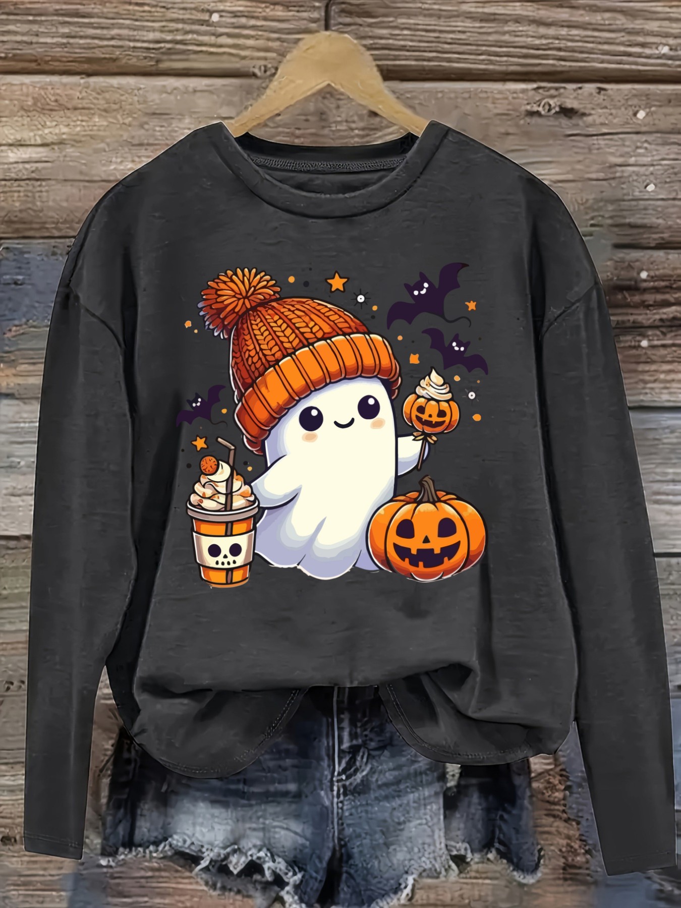 Camiseta Casual de Manga Larga - Winter Clothing Cute reseña y precio