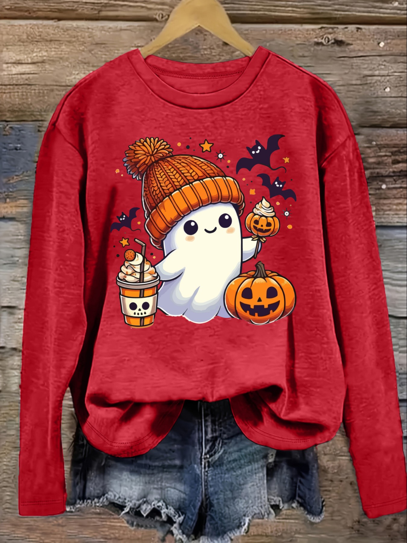 Camiseta Casual de Manga Larga - Winter Clothing Cute reseña y precio