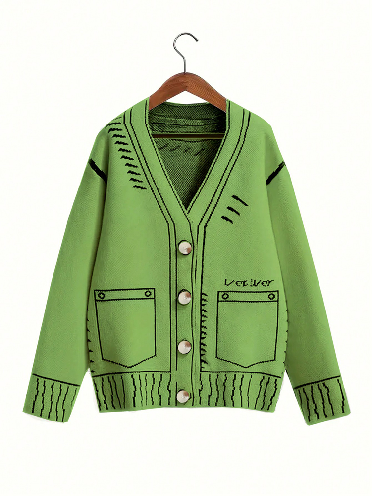 Cárdigan con botones de talla  - Winter Clothing For Sale reseña y precio
