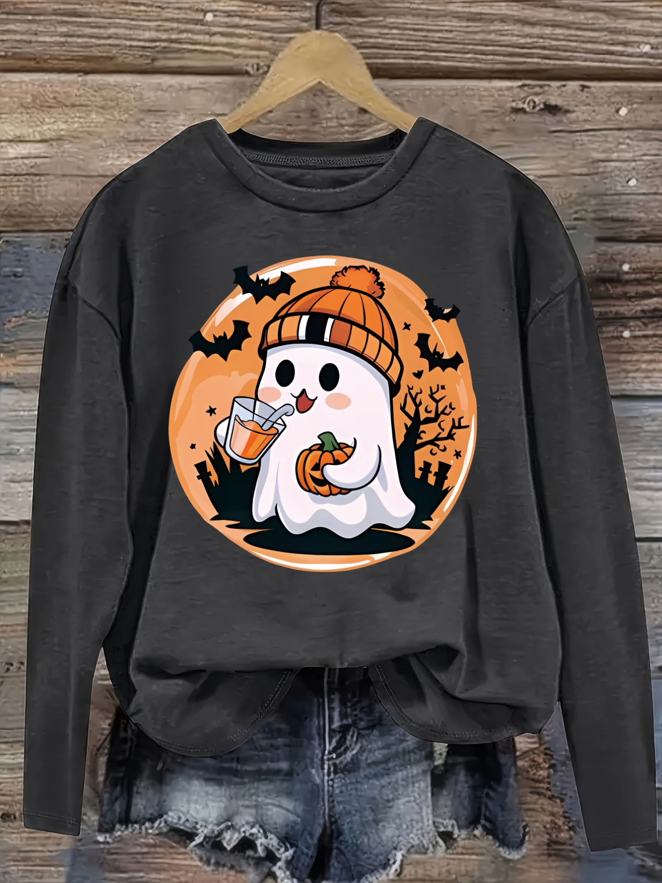 Camiseta Casual de Manga Larga - Winter Clothing Cute reseña y precio