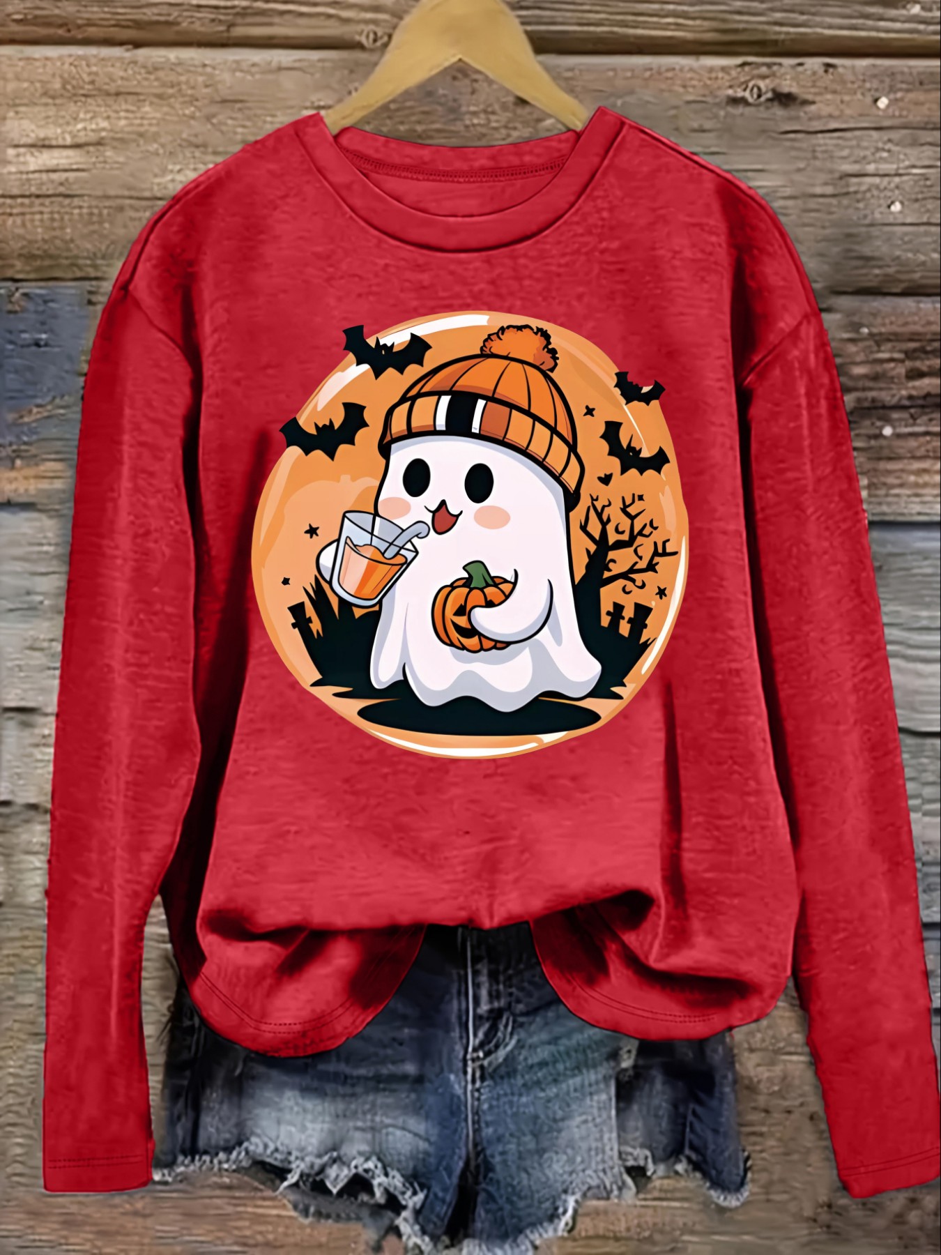 Camiseta Casual de Manga Larga - Winter Clothing Cute reseña y precio