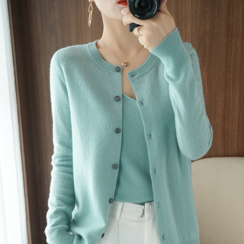 Cárdigan de lana pura para muj - Wool Blend Coat reseña y precio