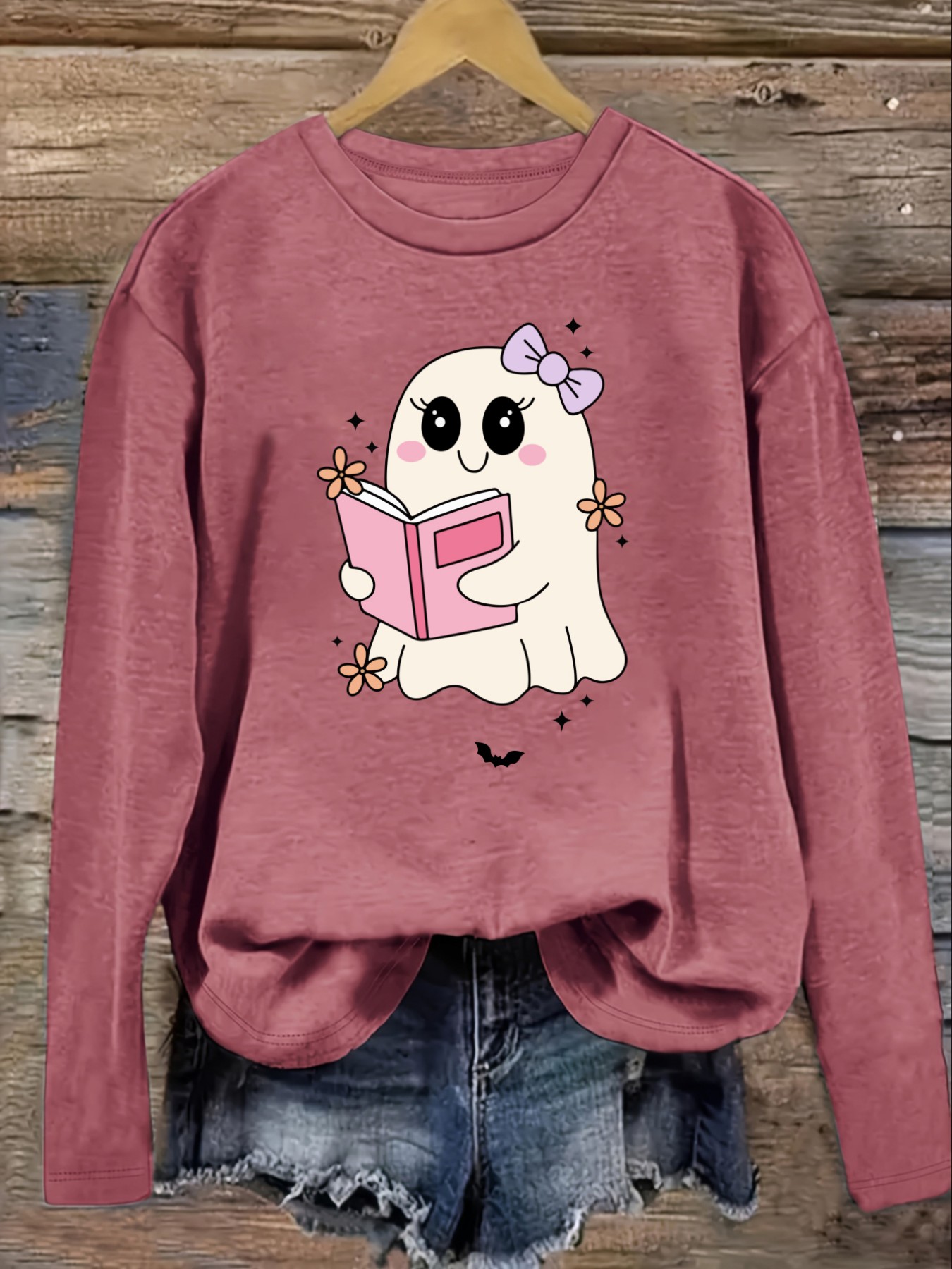 Camiseta Casual de Manga Larga - Winter Clothing Cute reseña y precio