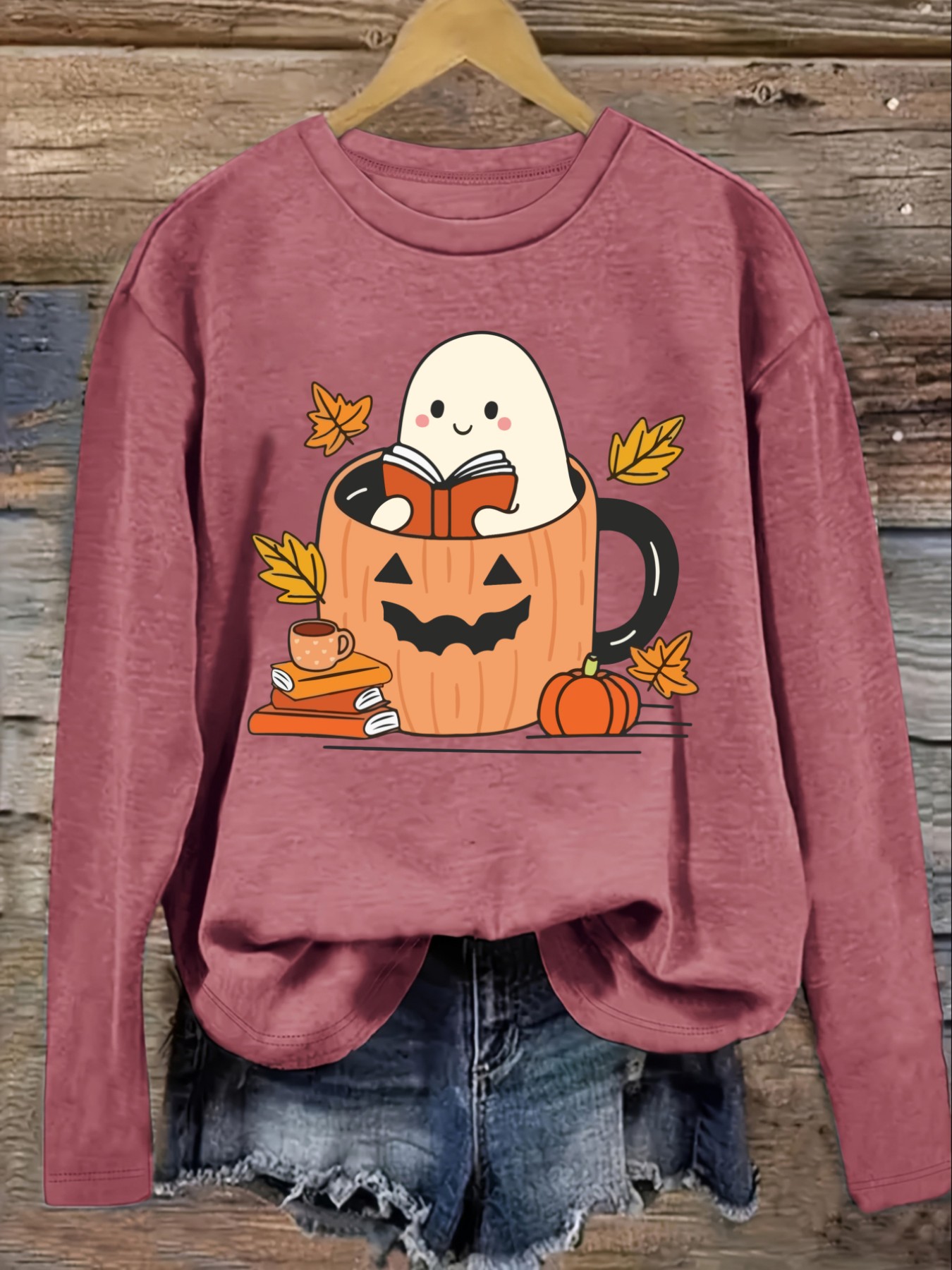 Camiseta Casual de Manga Larga - Winter Clothing Cute reseña y precio