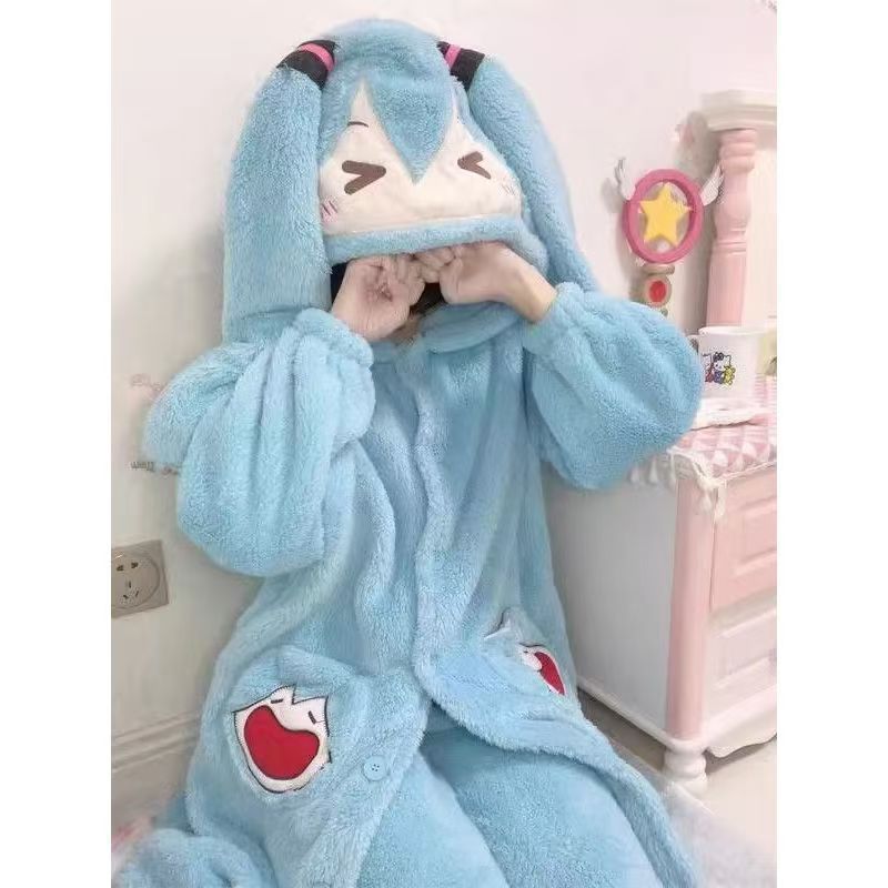 Pijamas de Anime Miku, Lindos  - Winter Clothing Cute reseña y precio