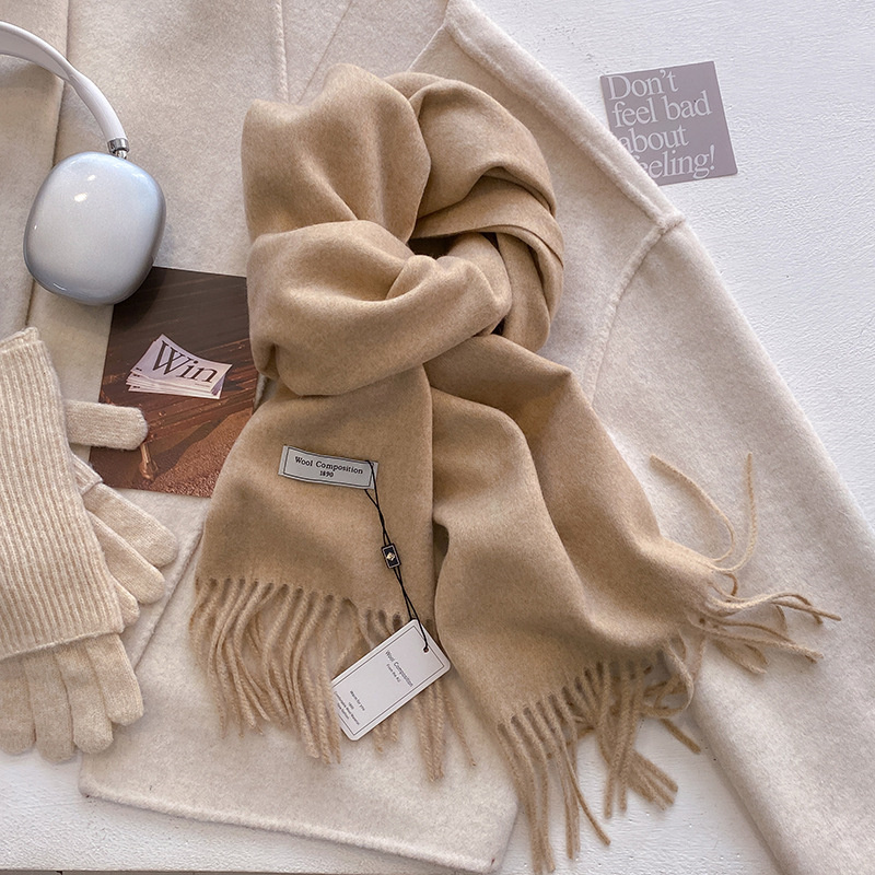 Bufanda de lana de invierno 20 - Cashmere Scarf Wrap reseña y precio