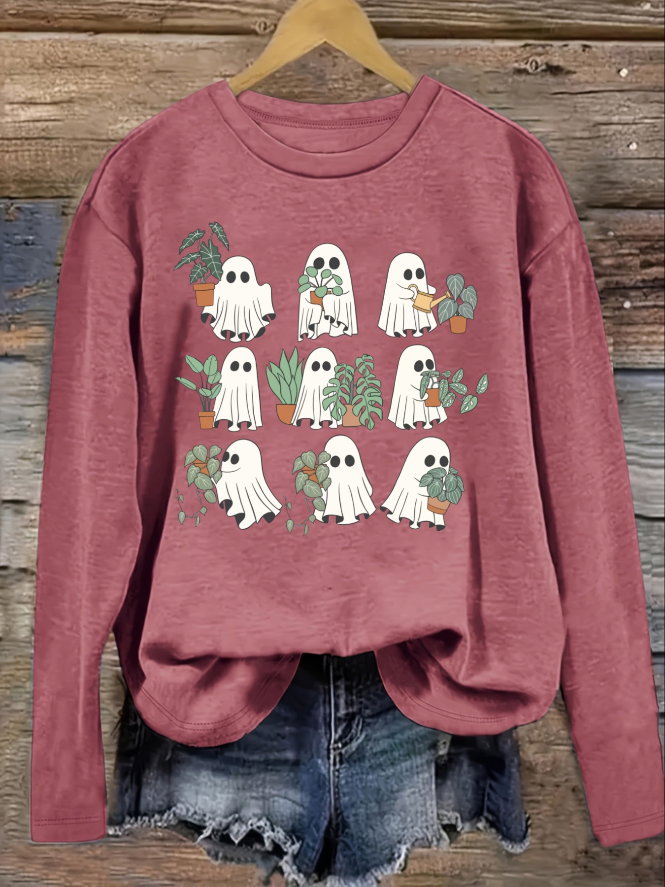 Camiseta Casual de Manga Larga - Winter Clothing Cute reseña y precio