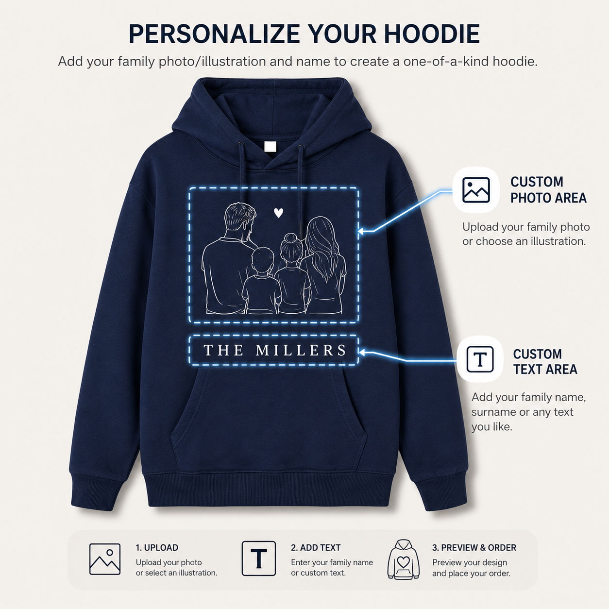 Sudadera con capucha personali - Winter Clothing Photo reseña y precio